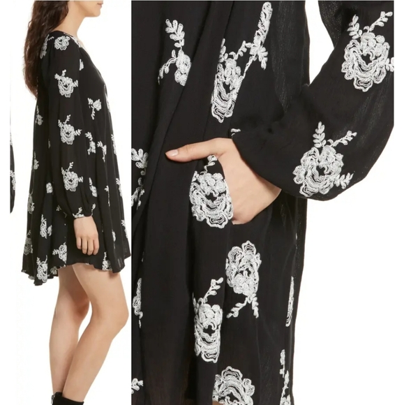 Free People Emma Dress Black Small - Picture 7 of 16